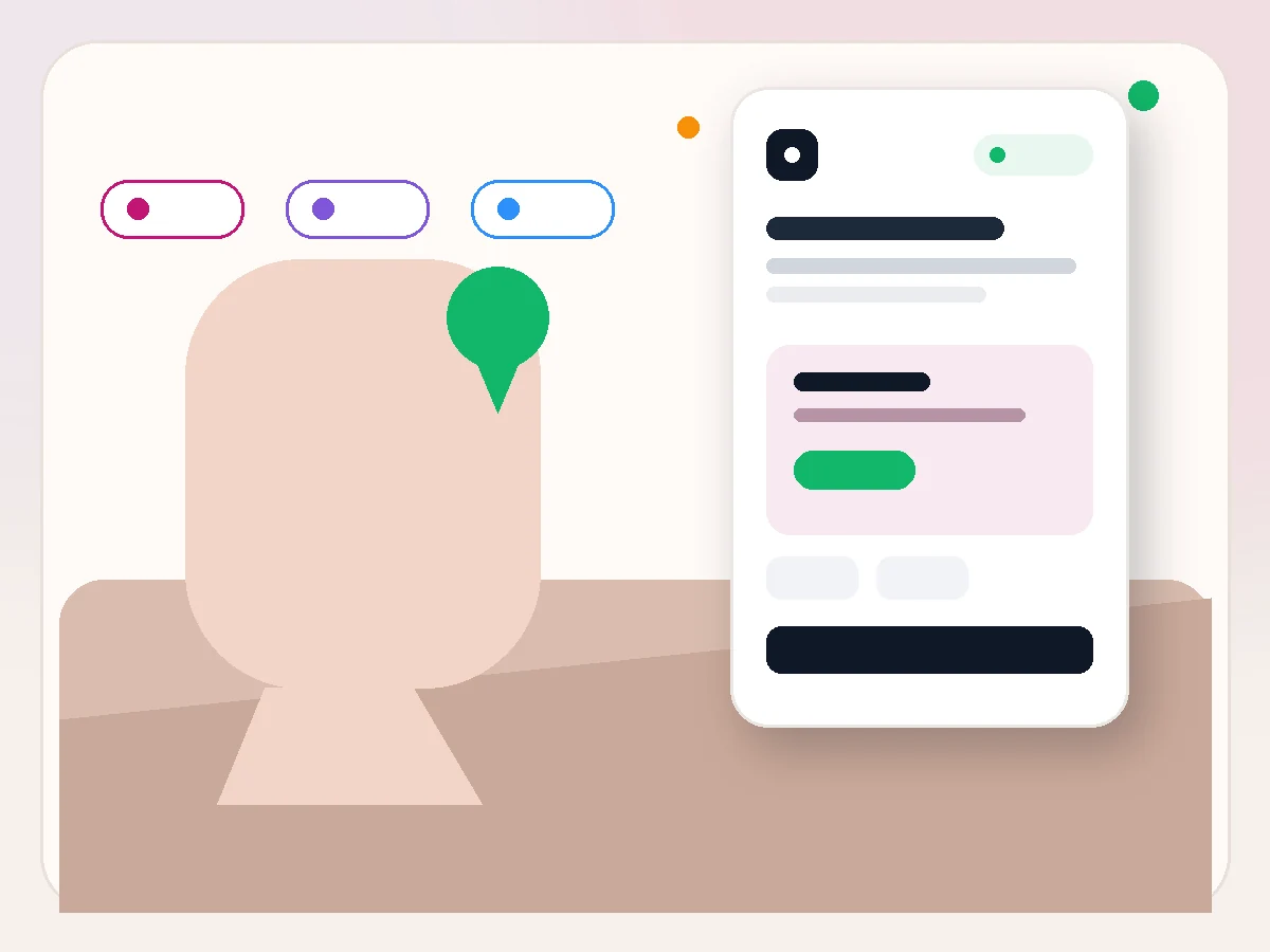 Online booking for Russian-speaking professionals in Spain illustration with the Bookero online booking interface