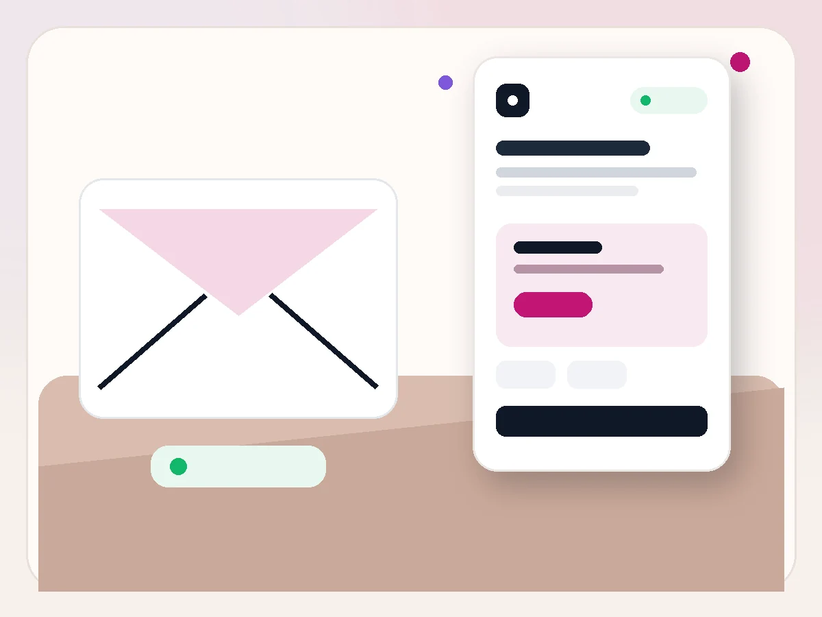 Ilustración de Contacta con Bookero con la interfaz de reservas online de Bookero